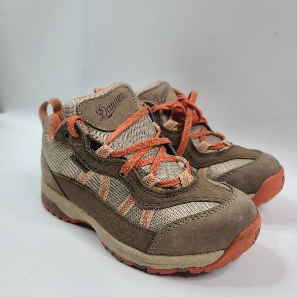 Danner St. Helens Low Hiking Shoes Brown Orange Women's Size 6 - Picture 3 of 7